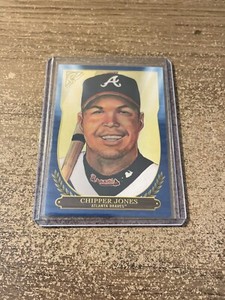 2018 Topps Gallery Hall of Fame Blue #HOF30 Chipper Jones  #’D /99