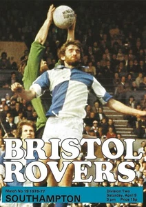 Football Programme BRISTOL ROVERS v SOUTHAMPTON Apr 1977 - Picture 1 of 1