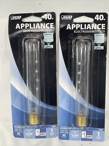 Feit Electric BP40T61/2 120V, 40-Watt T6-1/2 Appliance Light T6.5, E17 2 Bulbs - Picture 1 of 1