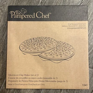 Pampered Chef Microwave chip maker set of 2 - Picture 1 of 4
