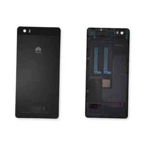 BATTERIEABDECKUNG GLAS RÜCKSEITE SCHWARZ ORIGINAL HUAWEI P8 LITE ALE-L21 - Bild 1 von 1