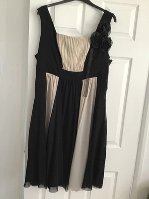 Black and beige Berkertex occasions dress 22 - Image 1 of 4