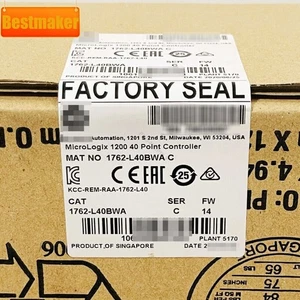 New 1762-L40BWA MicroLogix 1200 40 Point Controller 1762-L40BWA 1pcs US Free Tax - Picture 1 of 1