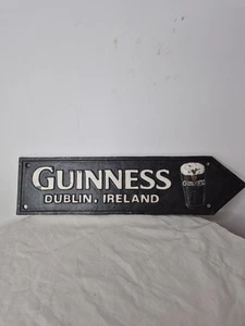 GUINNESS Dublin Irland Gusseisen Schild 40cm - Bild 1 von 6