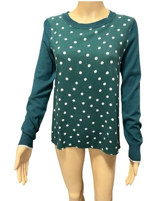 Suéter Boden Lana Merino Ligero Verde Divertido Talla XS Foto 1 de 4