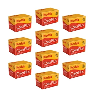 Kodak Color Plus 200 36 Exposure Film 10 Roll Pack for Photography - Picture 1 of 1