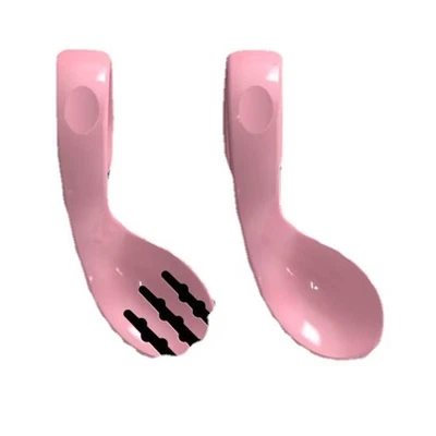 Colher dobrável para bebê em forma de arco boca pequena colheres de treinamento recicláveis para bebês - Imagem 1 de 4