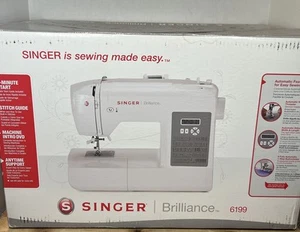 Singer Brilliance 6199 Electronic Sewing Machine with Extension Table New - Picture 1 of 13