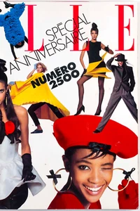 STEPHANIE SEYMOUR Naomi Campbell KATE MOSS Claudia Schiffer YASMIN LE BON Elle - Picture 1 of 8