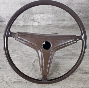 FORD CORTINA MK2 STERRING WHEEL IN BROWN BRAND NEW STOCK GENUINE FORD PART. - Picture 1 of 6