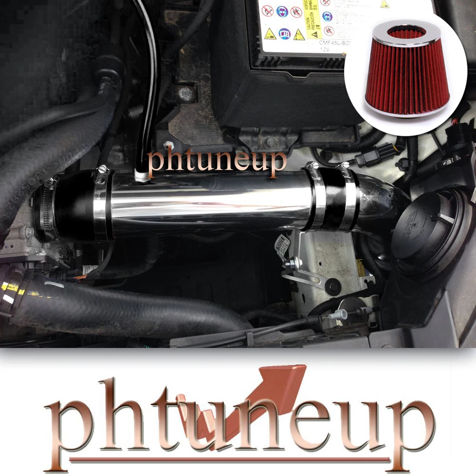 NEGRO ROJO AJUSTE 2011-2015 HYUNDAI VELOSTER ACCENT 1.6 1.6L GDi admisión de aire frío Foto 1 de 1