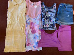 GIRLS PLUS Size 10 1/2 - 12 1/2 14 1/2 SPRING SUMMER Clothing Lot Outfits NEW - Picture 1 of 15