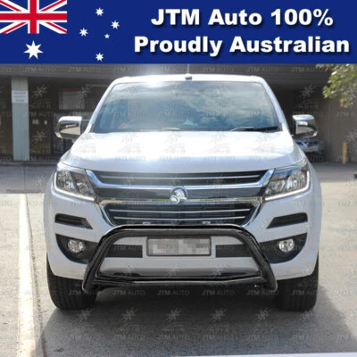Sensor Compliant 3" Black Nudge Bar Grille Guard for Holden Colorado 2016-2020 - image 1 of 4