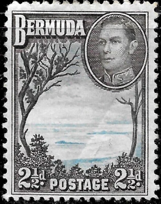 BERMUDA SC#121A 1941 2 1/2d  MH OG VF - Image 1 of 2