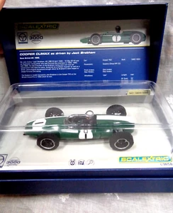 SCALEXTRIC Hornby C3658at COOPER CLIMAX - J. BRABHAM Limited Ed Slot Car 1:32 - Picture 1 of 7