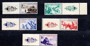 Legión Francesa 1942, juego completo de 5 MNH, con etiquetas, sin fallos - Imagen 1 de 1