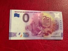 Billet 0 Euro Miniature Wunderland Hamburg 2021-15 euro souvenir touristique