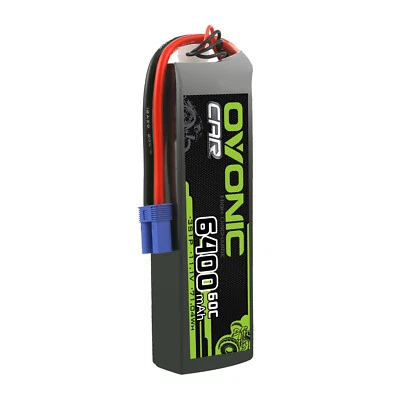 Ovonic 11.1V 60C 6400mAh 3S LiPo Akku EC5 für R Auto LKW ARRMA FELONY INFRACTION - Bild 1 von 4