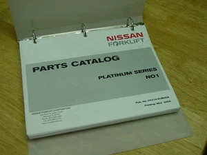 Nissan OEM Gabelstapler TEILEKATALOG Platinum Serie NO1 2004 Ausgabe LQQK! - Bild 1 von 6