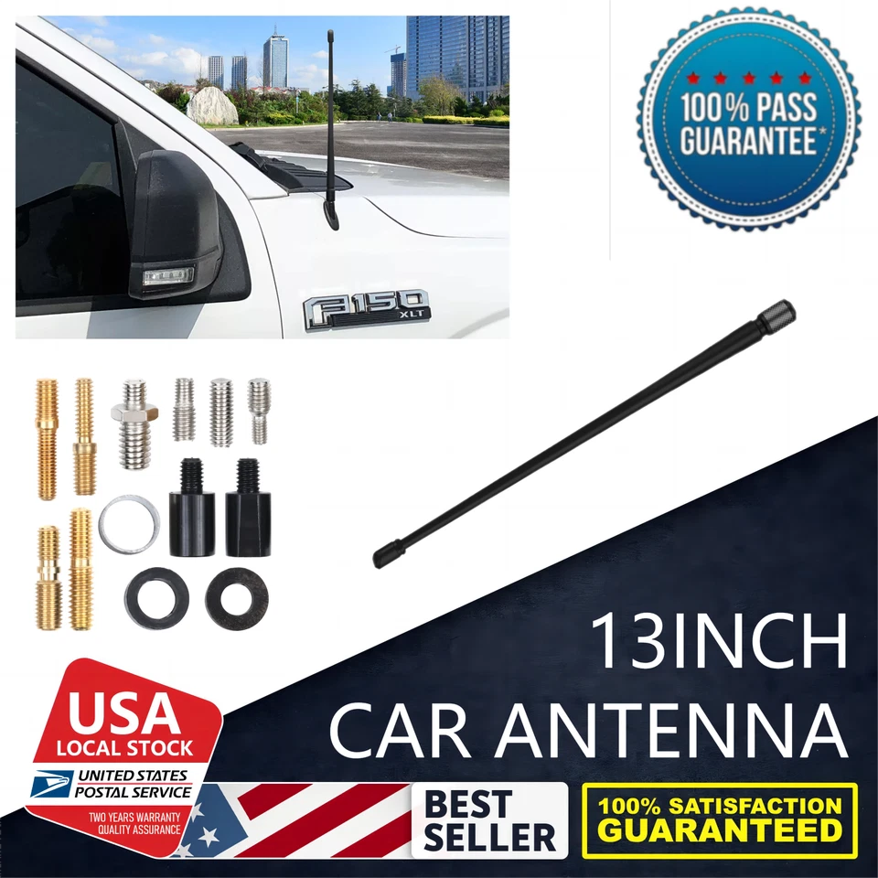 Screws+Antenna Set Carbon Fiber Antenna 13inch For BMW 320i 323i 323is 323ti - Изображение 1 из 4