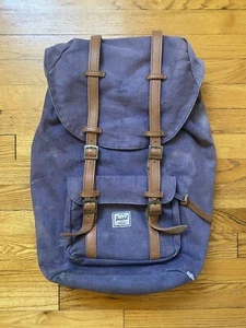 HERSCHEL SUPPLY CO. LITTLE AMERICA BACKPACK-Neutral Blue / Red - Picture 1 of 7