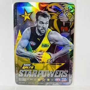 2023 AFL TeamCoach Tyson Beck Star Powers Noah Balta Richmond Tigers SP-69 - Picture 1 of 2