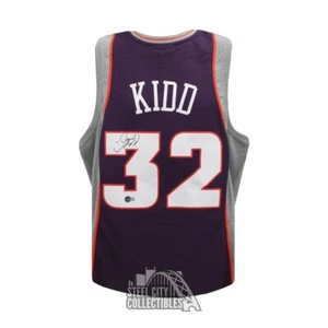 Jason Kidd Autographed Phoenix Purple Authentic Basketball Jersey - BAS - Picture 1 of 2