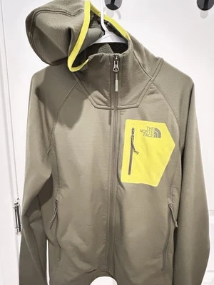 NORTHFACE Jacket Men’s Small Olive Green Yellow Accents Clean No Rips or Stains - Image 1 of 4