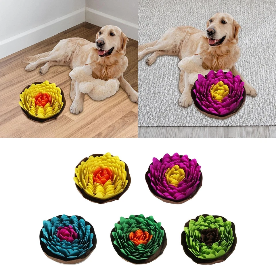 Pet Dog Sniffing Mat Sniff Interactive Dog Toys Slow Feeder Carpet IQ Training - Image 1 of 1