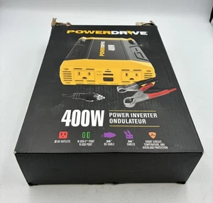 POWERDRIVE PWD 400 POWER INVERTER ONDULATEUR CHARGER NEW (CP2016002) - Picture 1 of 6