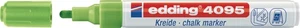 Kreidemarker 4095 hellgrün Strich-B.2-3mm Rundspitze EDDING  Stift Marker - Bild 1 von 2