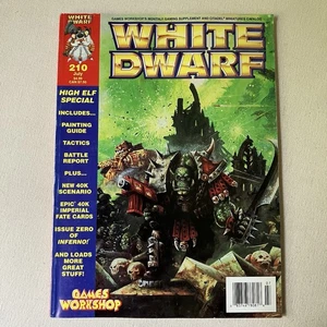 WHITE DWARF Issue 210 Magazine July 1997 Games Workshop W/Inserts - Picture 1 of 8
