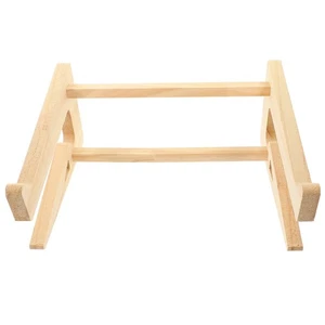 Work Computer Stands for Laptop Bracket Wood Holder Notebook Desk Riser - Afbeelding 1 van 12