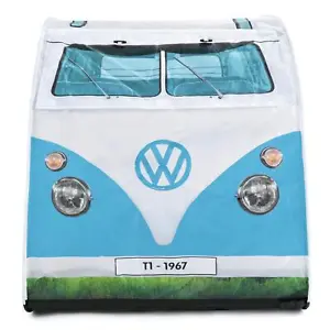 VW Campervan Kids Pop Up Play Tent - Blue Splitty - Picture 1 of 8