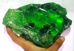 DYED 5000Carat Certified Tsavorite Garnet Kenya Untreated Gemstone Rough - Picture 1 of 7