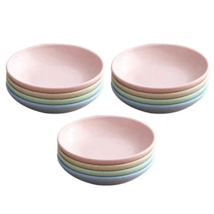 12Pcs Seasoning Dishes Dip Bowls Unbreakable Dipping Saucers Snack Dish - Picture 1 of 12