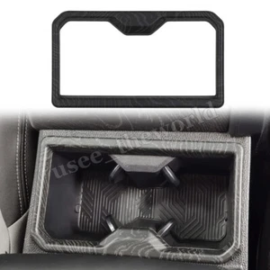 For Toyota Tacoma 2024 2025 Front Water Cup Holder Cover Trim Black Wood Grain - Foto 1 di 6