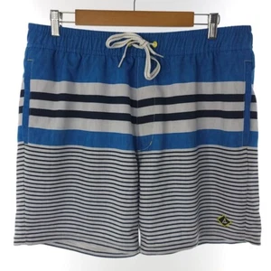 Bañador a Rayas Azul Sperry Malla Interior Hombre Talla Grande - Imagen 1 de 7