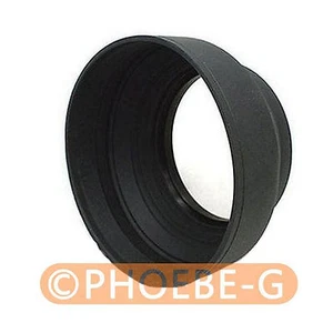 67mm 3-in-1 3-Stage Collapsible Rubber Lens Hood - Picture 1 of 1