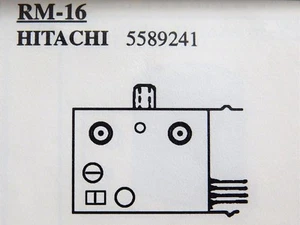 5589241 / for HITACHI / VCR RF MODULATOR / RM-16 /1 PIECE (qzty) - Picture 1 of 8