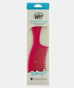 Wet Brush Detangling Comb. Pink Wave Tooth. New In Package - FL - Picture 1 of 3