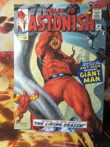 2024 Marvel Obra Maestra XL HOMBRE GIGANTE #17 Nivel 1 Base, 5x7 Nuevo Casi Nuevo Difícil de Encontrar - Imagen 1 de 2