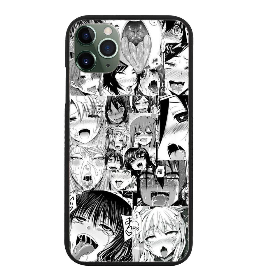 Cómic Sexy Cara Niña Anime Cubierta Para Samsung iPhone 15 Pro Max Teléfono Funda Foto 1 de 2