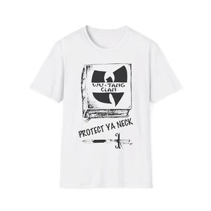 Wu Tang Clan Protect Ya Neck Gildan Graphic Tshirt 36 Chambers - Picture 1 of 37