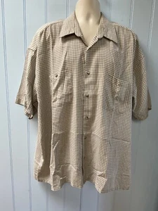 Falcon Bay Classics Short Sleeve Men's Button Up Shirt Size 2X (18-18.5) - Picture 1 of 10