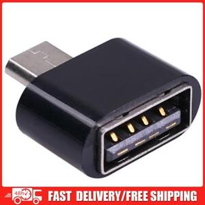 Micro USB Cable Adapter USB 2.0 to USB OTG Converter for Mouse (Black 1pc)