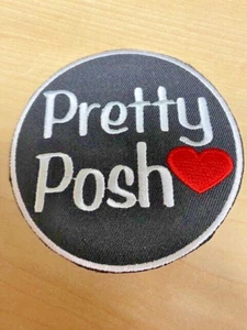 Hübscher schicker bestickter Aufnäher zum Aufbügeln/Aufnähen 3,5 Zoll Durchmesser - Bild 1 von 1