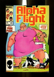 ALPHA FLIGHT 22 (9.0) 1ST PINK PEARL  MARVEL (B035) - Picture 1 of 2