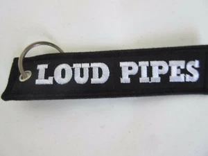 Llavero Loud Pipes Save Lives Biker Harley Davidson Buell BMW Key Ring - Imagen 1 de 2