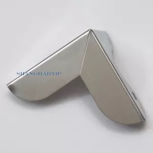 4 protectores de ángulo de esquina de metal para estuche de maletero de madera estuche de madera estuche de vuelo - Imagen 1 de 5